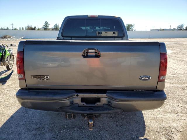 1FTNW20P23EC44205 - 2003 FORD F250 SUPER DUTY GRAY photo 6