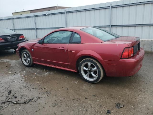 1FAFP40624F220783 - 2004 FORD MUSTANG RED photo 2