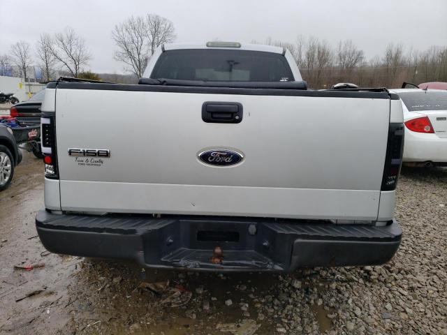 1FTRF12247KD34976 - 2007 FORD F150 SILVER photo 6