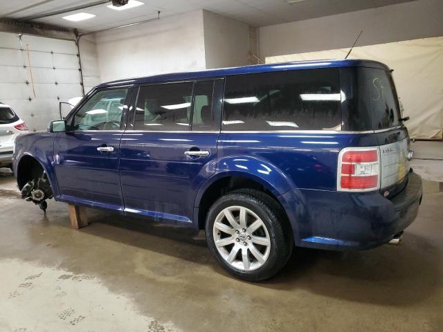 2FMHK6DC9BBD35629 - 2011 FORD FLEX LIMITED BLUE photo 2