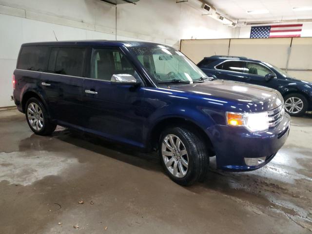 2FMHK6DC9BBD35629 - 2011 FORD FLEX LIMITED BLUE photo 4