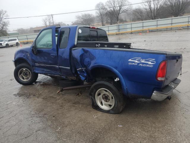 1FTRX18L4WKA86093 - 1998 FORD F150 BLUE photo 2