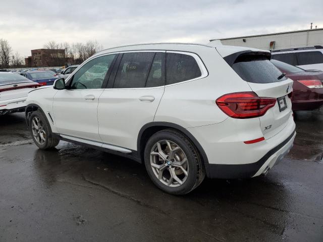 5UXTY5C02M9G56363 - 2021 BMW X3 XDRIVE30I WHITE photo 2