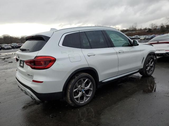 5UXTY5C02M9G56363 - 2021 BMW X3 XDRIVE30I WHITE photo 3