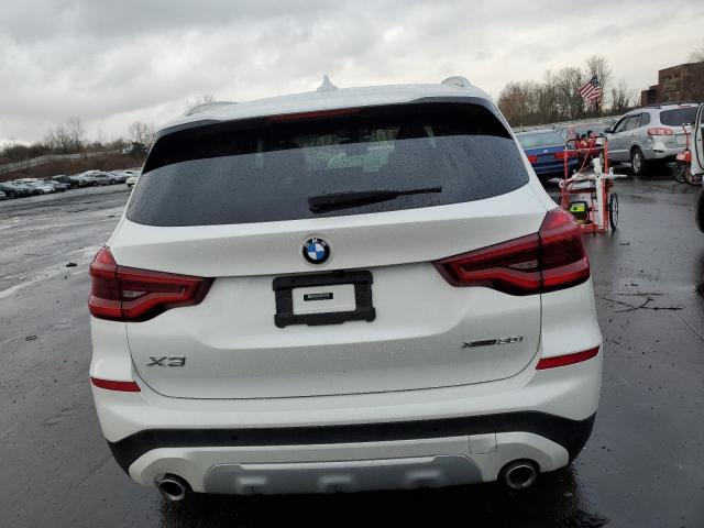 5UXTY5C02M9G56363 - 2021 BMW X3 XDRIVE30I WHITE photo 6