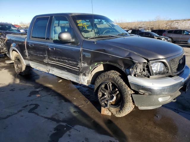 1FTRW08L83KC80683 - 2003 FORD F150 SUPERCREW GRAY photo 4