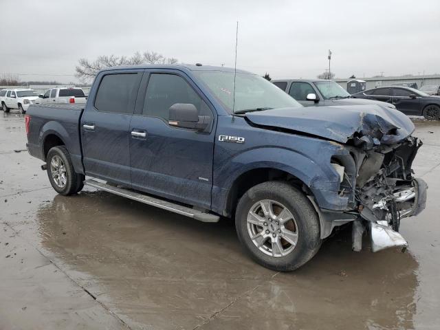 1FTEW1CP8GKF43923 - 2016 FORD F150 SUPERCREW BLUE photo 4