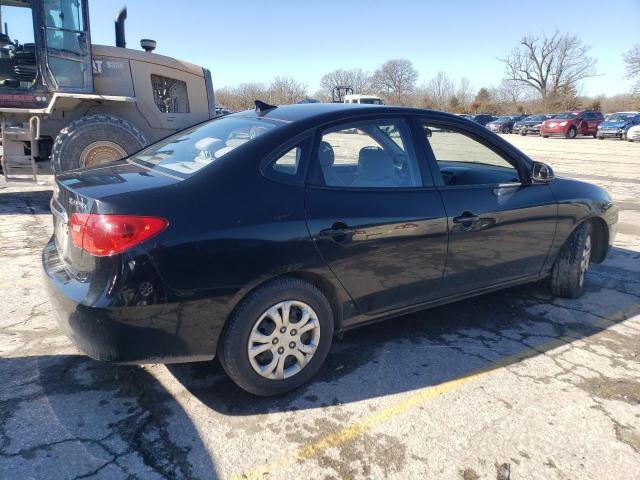 KMHDU4ADXAU128332 - 2010 HYUNDAI ELANTRA BLUE BLACK photo 3