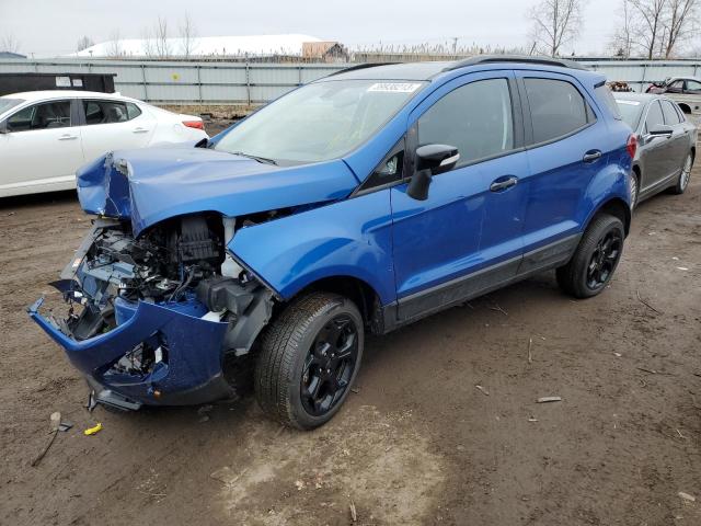 MAJ6S3JL1NC469673 - 2022 FORD ECOSPORT SES BLUE photo 1