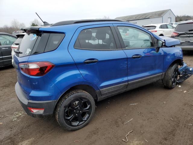 MAJ6S3JL1NC469673 - 2022 FORD ECOSPORT SES BLUE photo 3