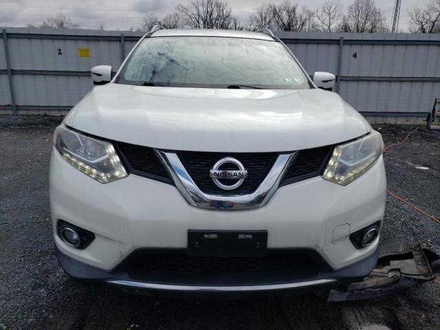 5N1AT2MV7GC815197 - 2016 NISSAN ROGUE S WHITE photo 5