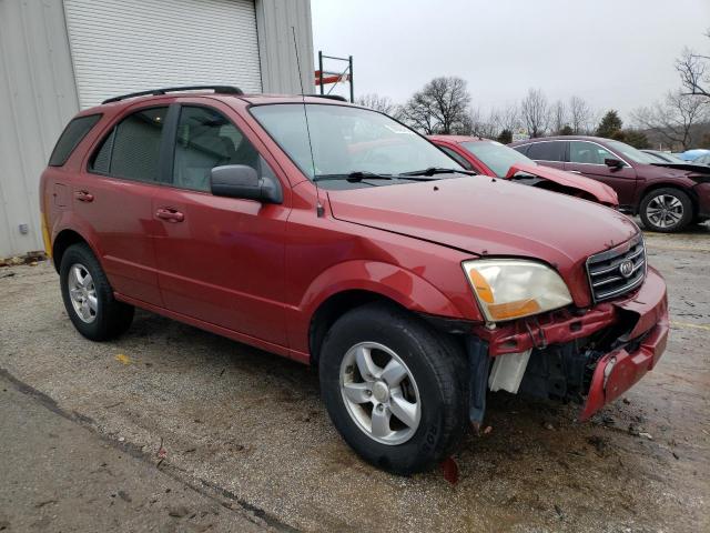 KNDJC735685828919 - 2008 KIA SORENTO EX MAROON photo 4