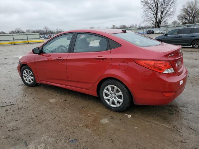 KMHCT4AE6EU660223 - 2014 HYUNDAI ACCENT GLS RED photo 2