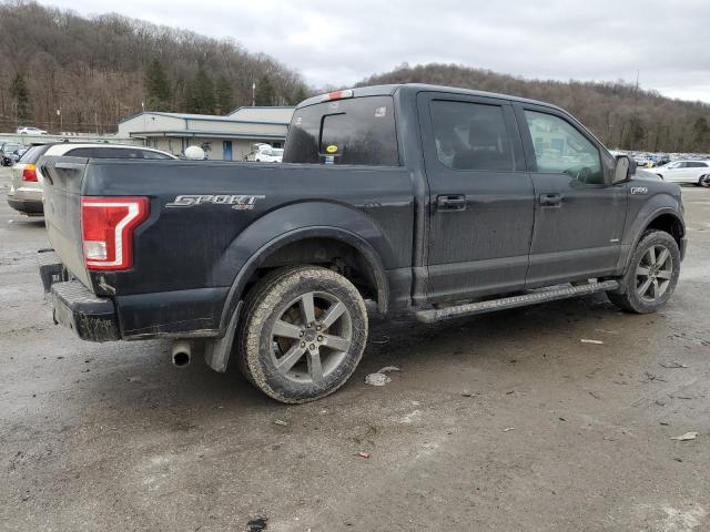 1FTEW1EP5GKE35949 - 2016 FORD F150 SUPERCREW BLACK photo 3