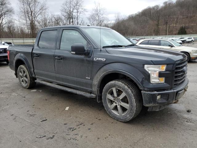 1FTEW1EP5GKE35949 - 2016 FORD F150 SUPERCREW BLACK photo 4