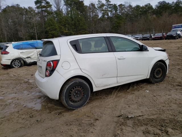 1G1JA6SGXE4158238 - 2014 CHEVROLET SONIC LS WHITE photo 3