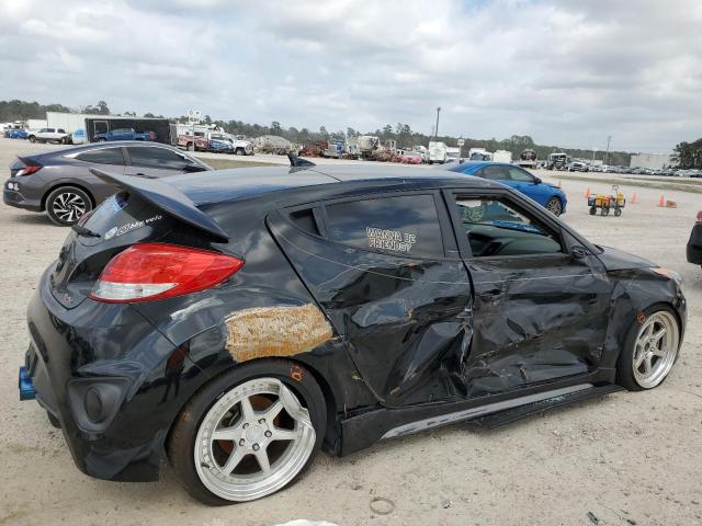 KMHTC6AE7FU236630 - 2015 HYUNDAI VELOSTER TURBO BLACK photo 3