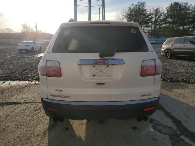 1GKLVNED7AJ142305 - 2010 GMC ACADIA SLT-2 WHITE photo 6