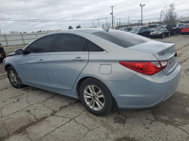 5NPEB4AC0DH665201 - 2013 HYUNDAI SONATA GLS BLUE photo 2