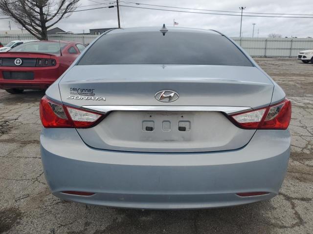 5NPEB4AC0DH665201 - 2013 HYUNDAI SONATA GLS BLUE photo 6