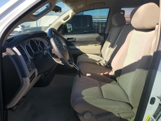 5TFRM5F18AX015248 - 2010 TOYOTA TUNDRA DOUBLE CAB SR5 WHITE photo 7