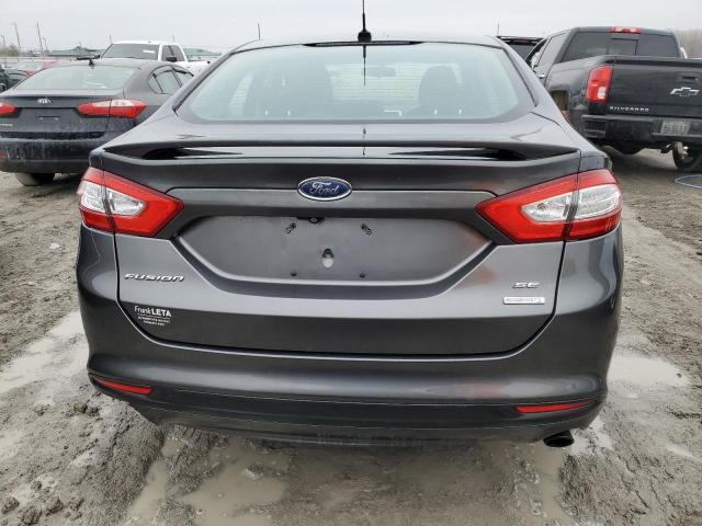 1FA6P0HD0F5108598 - 2015 FORD FUSION SE GRAY photo 6