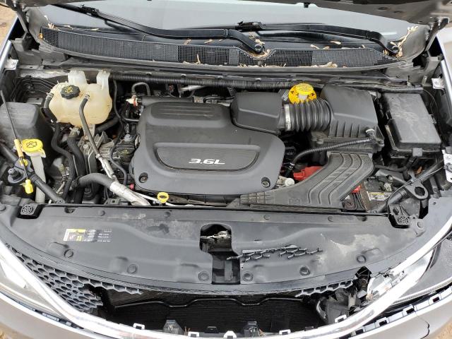 2C4RC1BGXHR503180 - 2017 CHRYSLER PACIFICA TOURING L SILVER photo 12