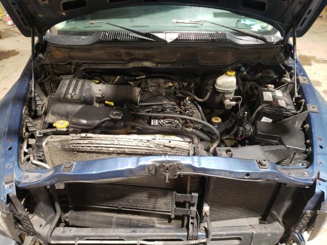 3D7HU18N72G171183 - 2002 DODGE RAM 1500 BLUE photo 11