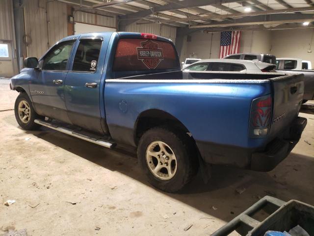 3D7HU18N72G171183 - 2002 DODGE RAM 1500 BLUE photo 2