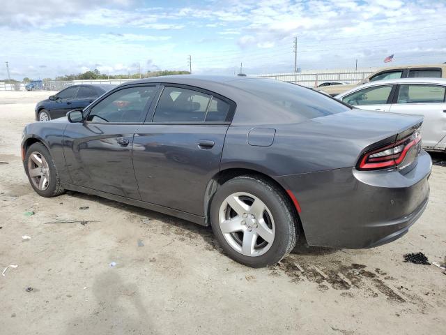 2C3CDXAT2KH645139 - 2019 DODGE CHARGER POLICE GRAY photo 2