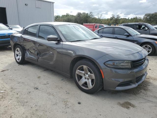2C3CDXAT2KH645139 - 2019 DODGE CHARGER POLICE GRAY photo 4
