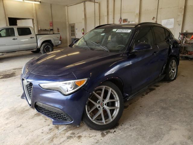 ZASFAKPN5J7B85635 - 2018 ALFA ROMEO STELVIO SPORT أزرق صورة 1