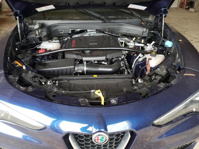 ZASFAKPN5J7B85635 - 2018 ALFA ROMEO STELVIO SPORT أزرق صورة 12
