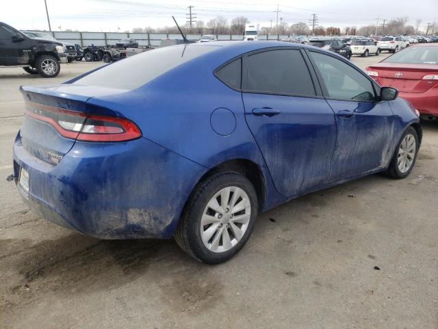 1C3CDFDH9ED865171 - 2014 DODGE DART SE AERO BLUE photo 3