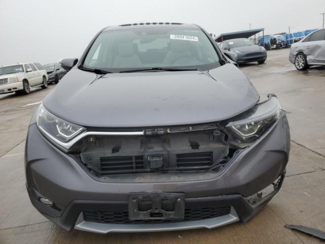 7FARW1H87HE035402 - 2017 HONDA CR-V EXL GRAY photo 5