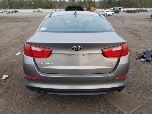 5XXGM4A76FG465346 - 2015 KIA OPTIMA LX GRAY photo 6