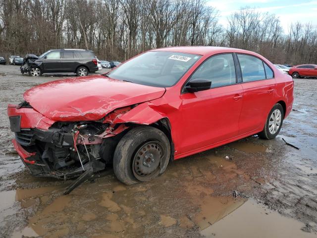 3VW2K7AJ5DM234640 - 2013 VOLKSWAGEN JETTA BASE RED photo 1