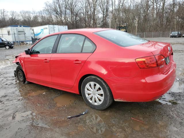 3VW2K7AJ5DM234640 - 2013 VOLKSWAGEN JETTA BASE RED photo 2