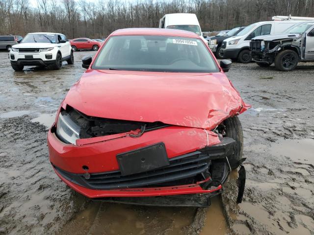 3VW2K7AJ5DM234640 - 2013 VOLKSWAGEN JETTA BASE RED photo 5