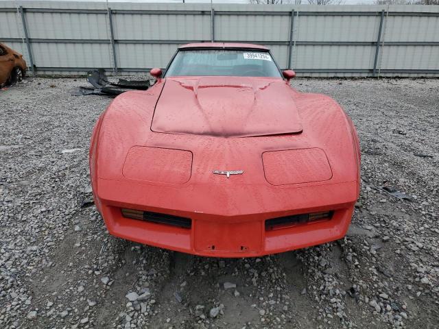 1Z878AS417077 - 1980 CHEVROLET CORVETTE RED photo 5