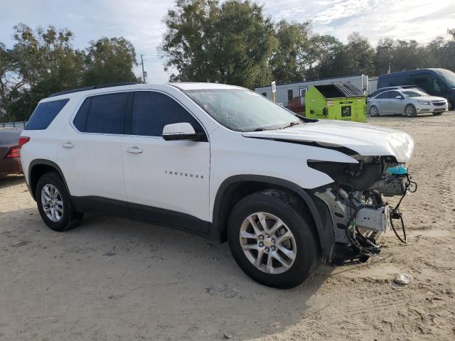 1GNERGKW6KJ232824 - 2019 CHEVROLET TRAVERSE LT WHITE photo 4