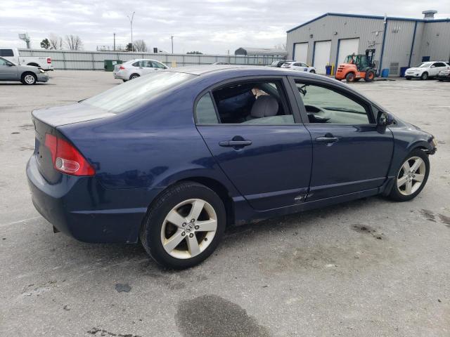 1HGFA16827L127076 - 2007 HONDA CIVIC EX BLUE photo 3