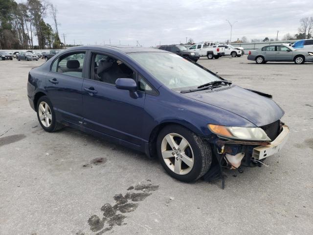 1HGFA16827L127076 - 2007 HONDA CIVIC EX BLUE photo 4