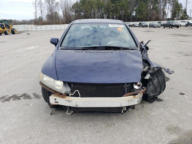 1HGFA16827L127076 - 2007 HONDA CIVIC EX BLUE photo 5