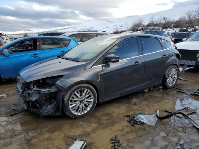 1FADP3N24GL407147 - 2016 FORD FOCUS TITANIUM GRAY photo 1