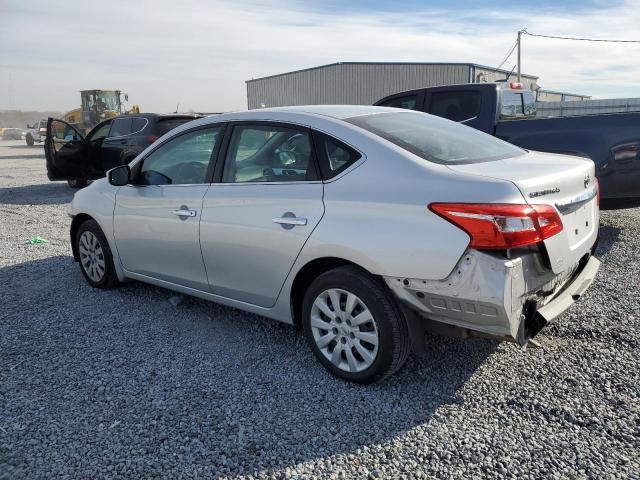 3N1AB7AP6KY449861 - 2019 NISSAN SENTRA S SILVER photo 2