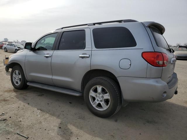 5TDZY68A58S010001 - 2008 TOYOTA SEQUOIA LIMITED SILVER photo 2