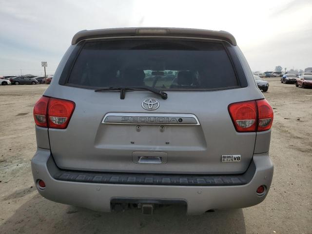 5TDZY68A58S010001 - 2008 TOYOTA SEQUOIA LIMITED SILVER photo 6