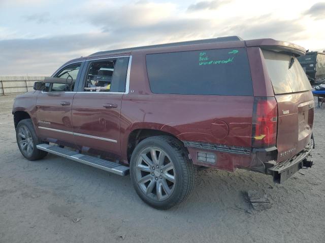 1GNSKHKCXJR353536 - 2018 CHEVROLET SUBURBAN K1500 LT BURGUNDY photo 2