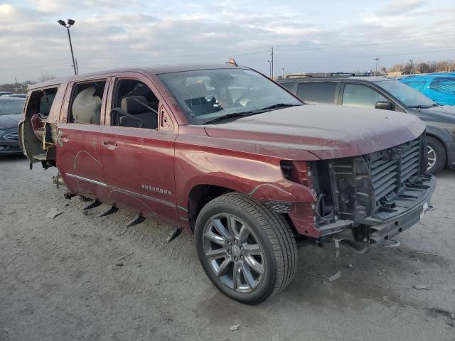 1GNSKHKCXJR353536 - 2018 CHEVROLET SUBURBAN K1500 LT BURGUNDY photo 4